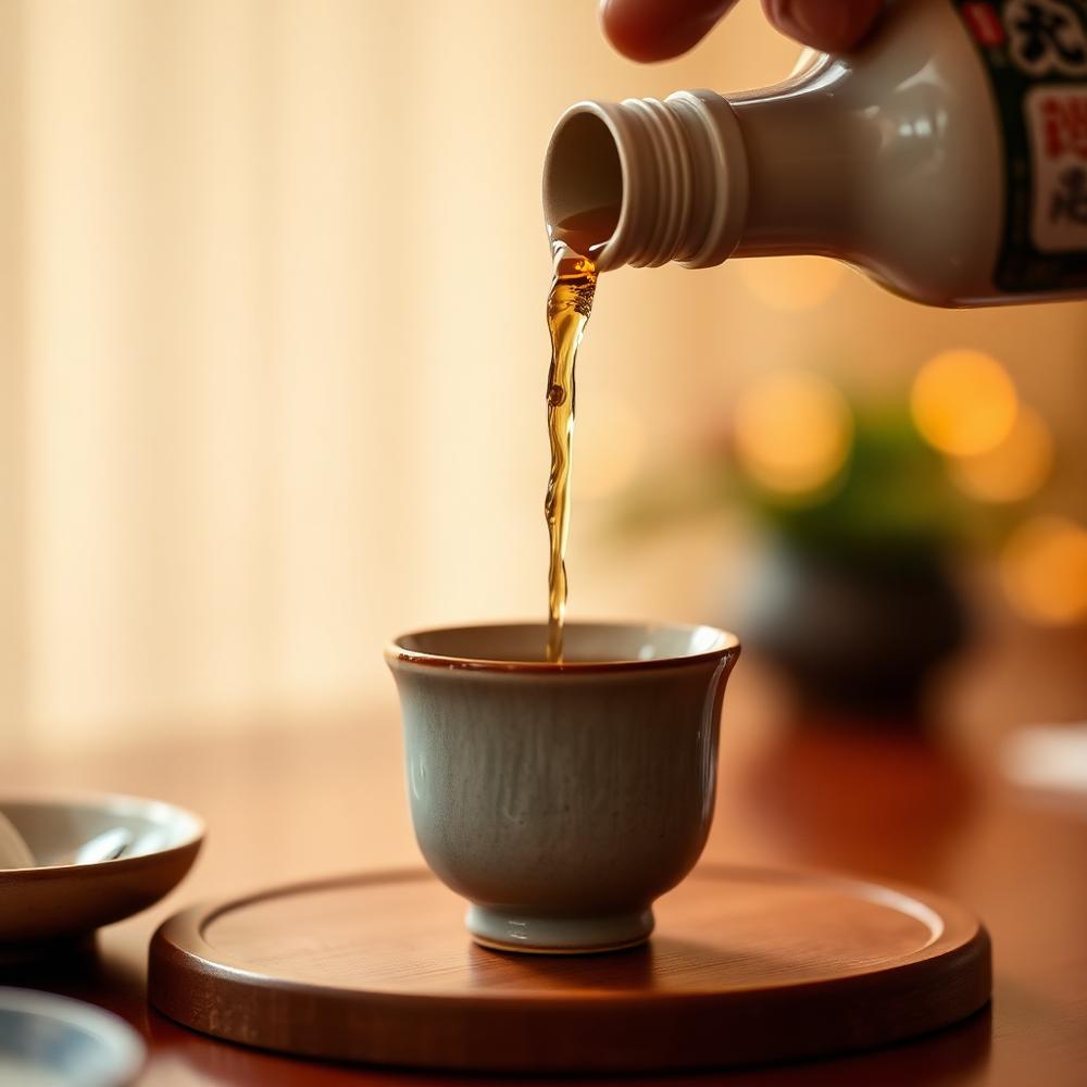 Sake pour
